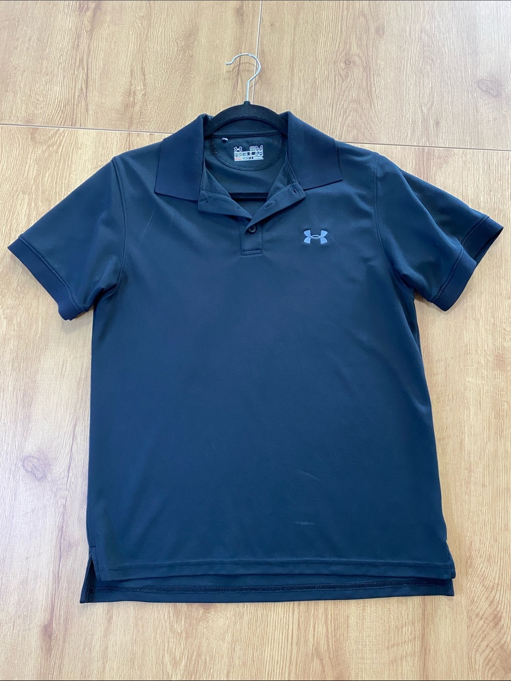 Under Armour Men’s Black Performance Polo with Subtle Logo